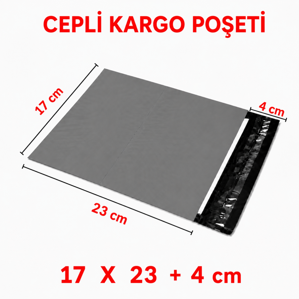 CEPLİ KARGO POŞETİ 17X23+4