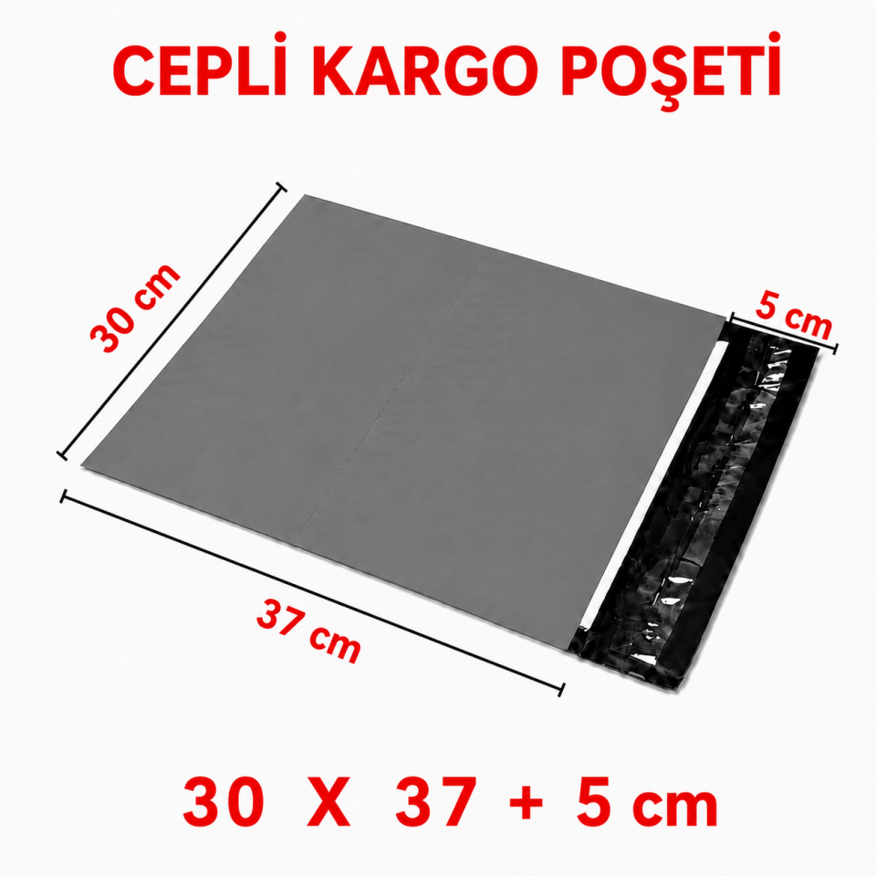 CEPLİ KARGO POŞETİ 30X37+5