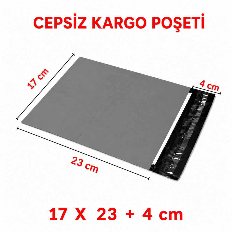 CEPSİZ KARGO POŞETİ 17X23+4
