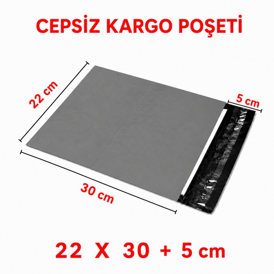 CEPSİZ KARGO POŞETİ 22X30+5