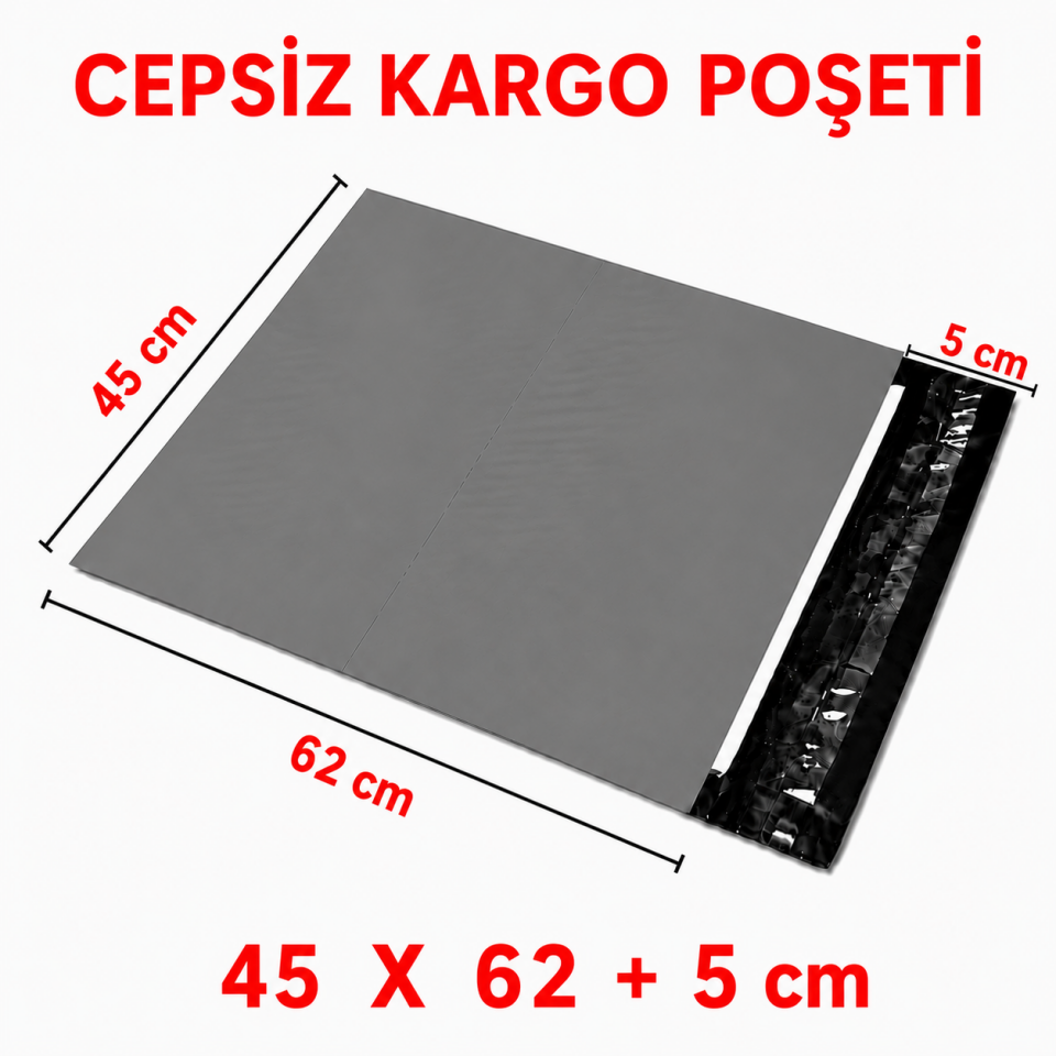 CEPSİZ KARGO POŞETİ 45X62+5