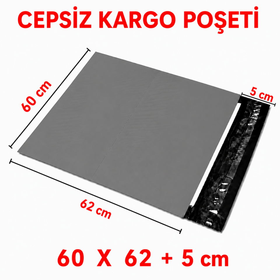 CEPSİZ KARGO POŞETİ 60X62+5