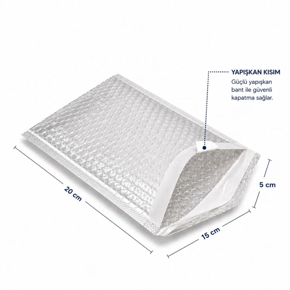 BALONLU TORBA KARGO POŞETİ 15X20+5