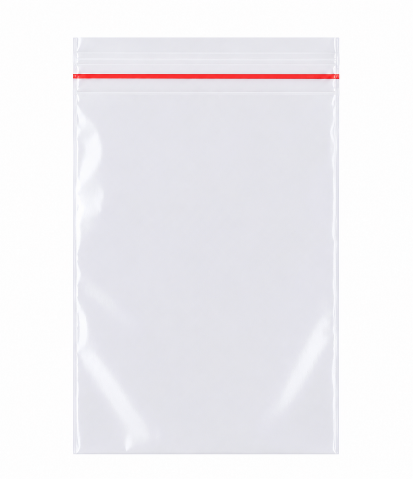 ŞEFFAF BANTLI OPP JELATİN POŞET 13x15+5
