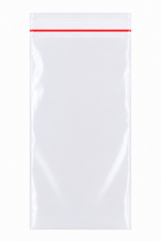 ŞEFFAF BANTLI OPP JELATİN POŞET 13x20+5