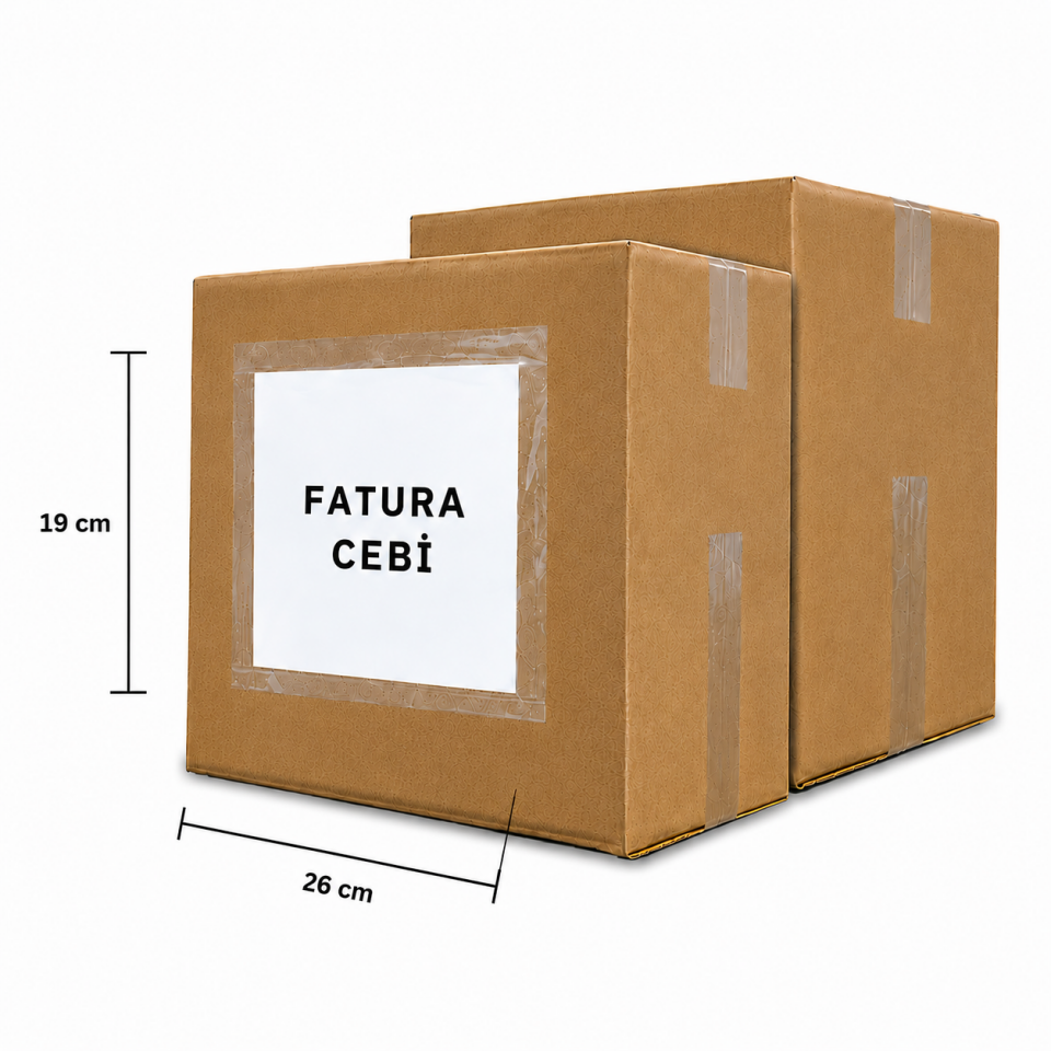 FATURA CEBİ A5 BOYUTLU - YAPIŞKANLI KARGO EVRAK CEBİ 19X26