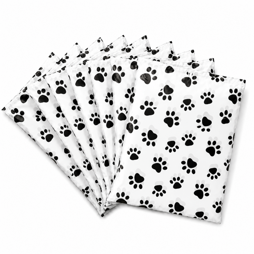 PATİLİ PETSHOP 140 MİKRON BASKILI KARGO POŞETİ 15X20+5